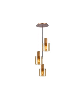 I3-VENIZE- LAMPARA 3L COBRE-AMBAR